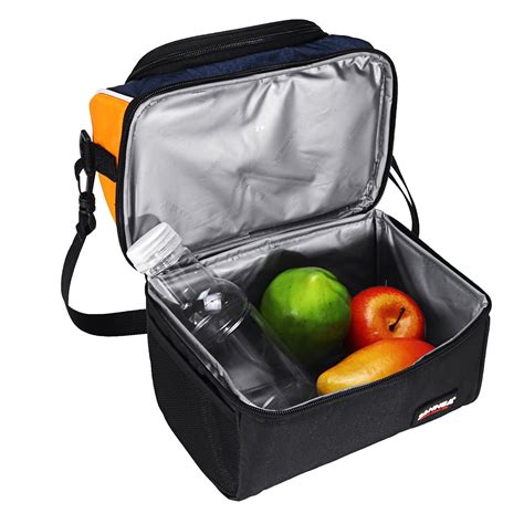 reusable 2 compartment lunch box